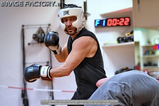2019-05-30 Milano - pound4pound boxe gym 3244 Emanuele Pelizzo vs Davide Zoppolato
